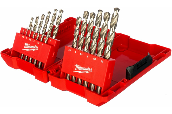 Набор сверл по металлу HSS-G THUNDERWEB (19 шт.) Milwaukee