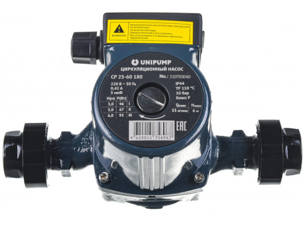 Насос циркул. UNIPUMP CP 25-60 L=180