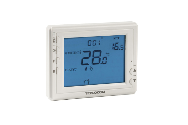 Термостат TEPLOCOM TS-Prog2AA/8A (проводной, программируемый)
