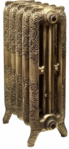 Радиатор чугун RETROstyle Bristol 300 12 секций (2 крайние сек) Old Gold Standart