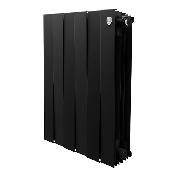 Радиатор биметаллический Royal Thermo Piano Forte 500 [6 секций] Noir Sable