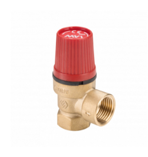 Клапан предохранительный 1,5 бар ВВ 1/2" MVI