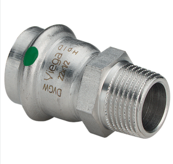 Муфта пресс-Н 15х1/2" (нерж. сталь) VIEGA