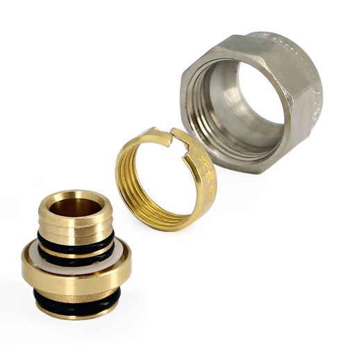 Соединитель обжим 20x2.9 (для п/э) 3/4" ЕК STRONG UNI-FITT