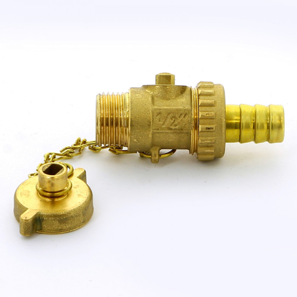 Кран Н 1/2 со штуцером сливной 139 1/2' ITAP