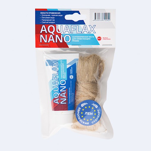 Набор: паста (30 гр.) + лён европейский (15 гр.) AQUAFLAX NANO