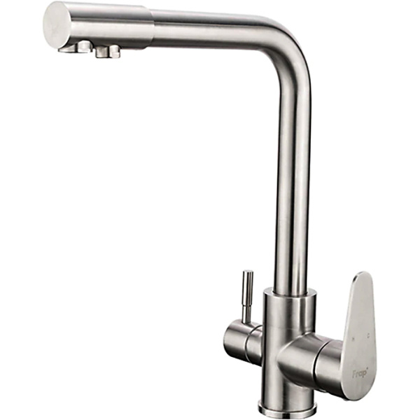 Смеситель для кухни H48 (со встроенным фильтром, сатин) FRAP