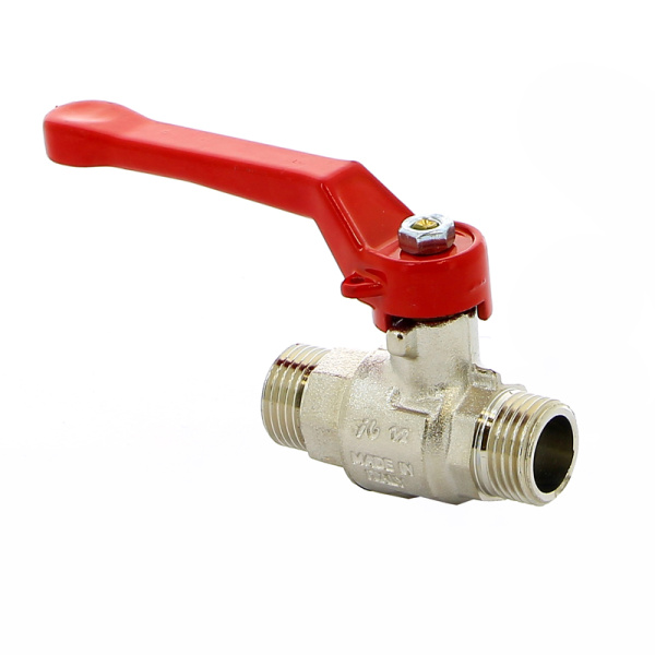 Кран шар.дл.руч. 1/2'' НН красная ITAP