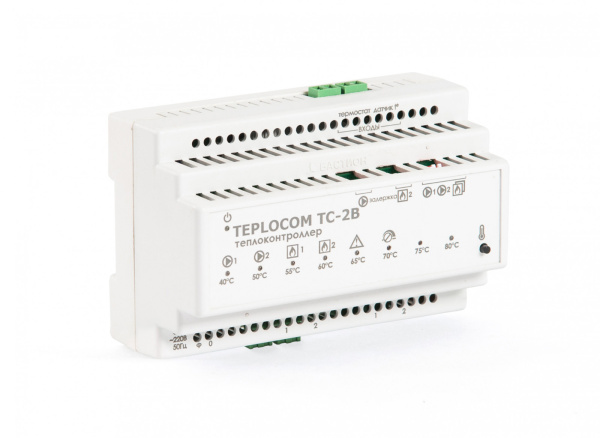 Теплоконтроллер для каскада котлов Teplocom Каскад ТС-2В
