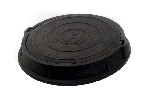 Люк полимерный малый до 7т. (черный) 