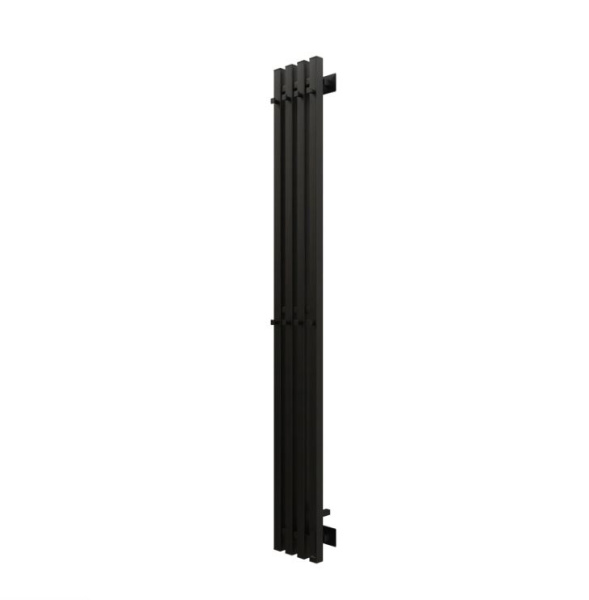 Полотенцесушитель Grota CORSA K 180x1500 RAL 9005, электрический, чёрный матовы