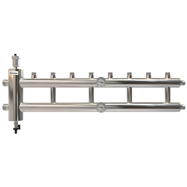 Коллектор распределительный с гидрострелкой GSK 40-4.1 130 кВт,4+1 контур