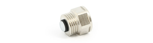 Клапан отсечной для воздухоотводчика 1/4"x3/8" НВ (никел.) UNI-FITT