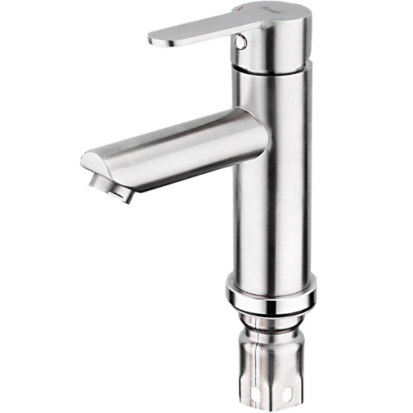 Смеситель для раковины (низкий, 114 мм, сатин) FRAP