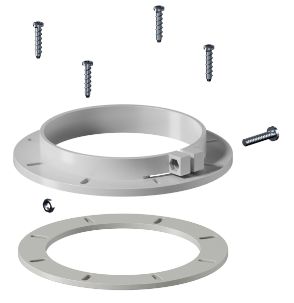 Фланец пластиковый (комплект) D100 KRATS