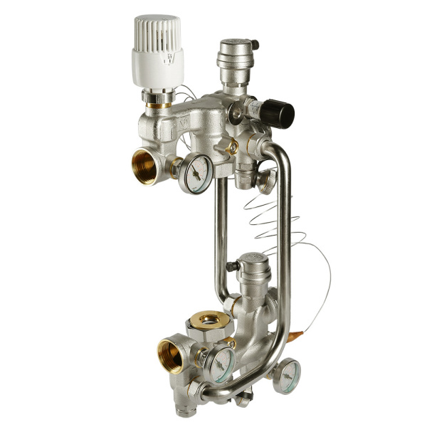Насосно-смесительный узел 1" COMBI (без насоса, 180 мм) VALTEC
