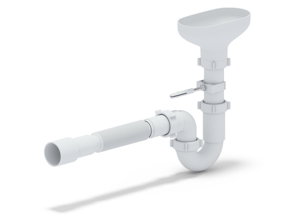 Сифон Ани прямоточный 11/2" х 40 с разрывом струи с г/т  40 х 40/50