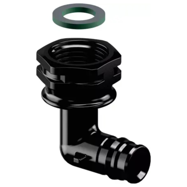 Угольник 16x1/2" (с накидной гайкой) PPSU UPONOR