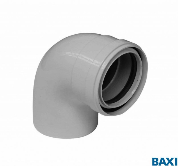 Отвод 90 град., диам. 80 мм . для труб с изоляцией(BAXI Италия)