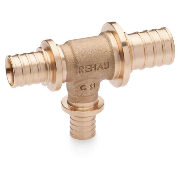 Тройник 25x16x20 RX (бронза) REHAU