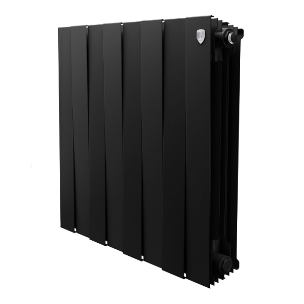Радиатор биметаллический Royal Thermo Piano Forte 500 [8 секций] Noir Sable