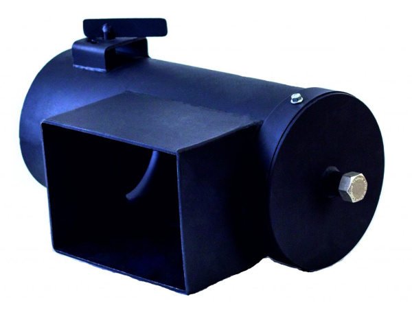 Переходник с шибером для котла СИБИРЬ КВО 12 кВт D150 мм (прямоугольный/круглый) НМК