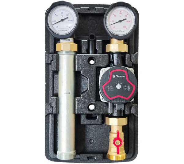 Насосная группа 1" UK (с насосом Flamco GPA 25-7.5) Meibes