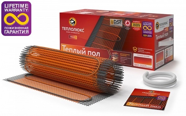 Мат нагревательный "Теплолюкс" ProfiMat 1080 Вт/6,0 кв.м 2206135