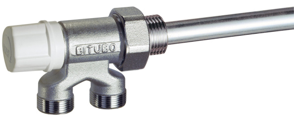 Узел ручного регулирования 1/2" х М24х19 (для двухтруб.) одноточечного подключения FAR