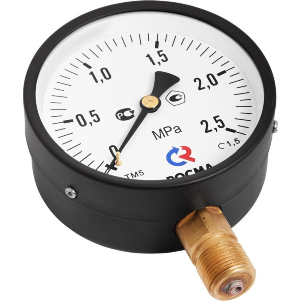 Манометр радиальный 4 бар (диаметр 100 мм, M20x1,5", 1,5) ТМ-510P.00 РОСМА