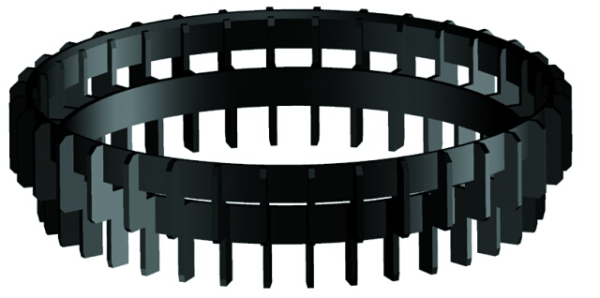 Кольцо дренажное HL160 в комплекте с переходником D145 на D125 мм