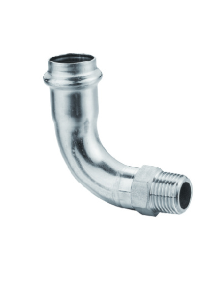 Угол пресс-Н 15х1/2" (нерж. сталь) UNI-FITT