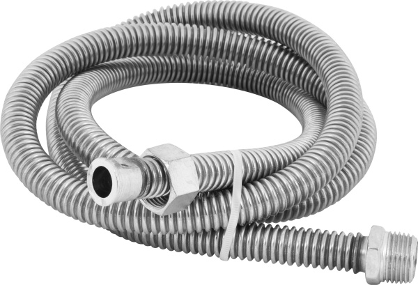 Подводка для газа сильфонная 1/2" ВВ 800 мм