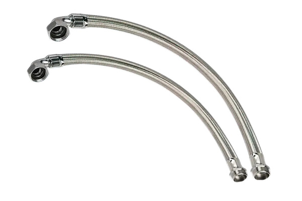 Шланг угловой UNIPUMP 30 см, 1/2"x1", в металлооплетке