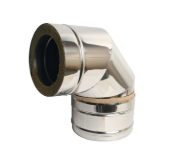 Отвод сэндвич D650/710 90 гр. (304/316L) Jeremias