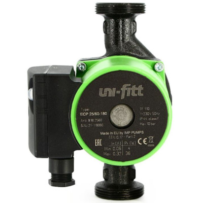 Насос циркуляционный энергоэффективный UNI-FITT ECP 25/40 L=180