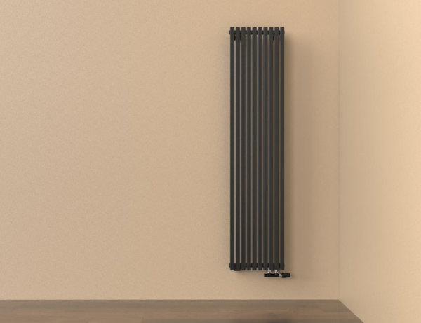 Радиатор QUADRUM 30 V 2 1750-6 UT RAL1Т103S9005 черный муар 1488 Вт