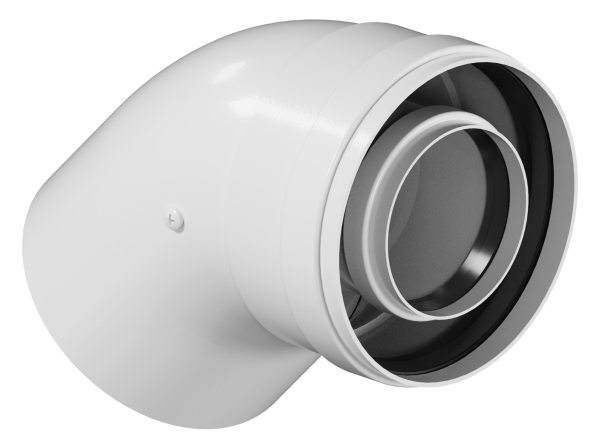 Отвод конденсационный 60/100 45 гр. KRATS