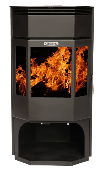 Печь-камин "СИБИРЬ" 12 (стальная)