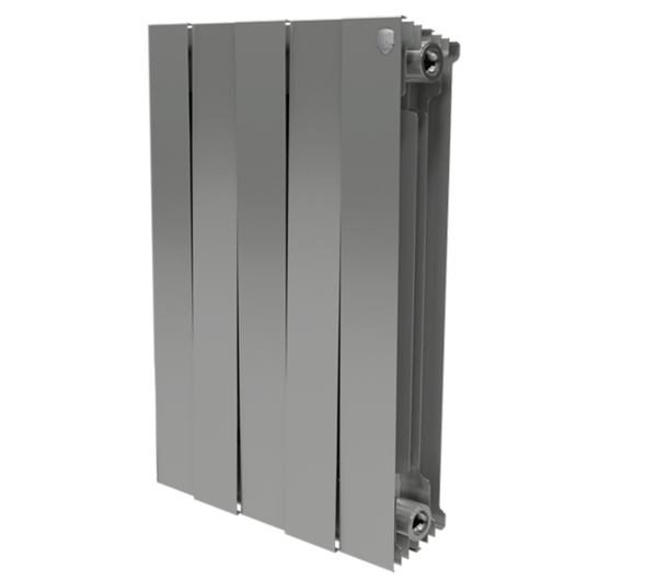 Радиатор биметаллический Royal Thermo Piano Forte 500 [5 секций] Silver Satin