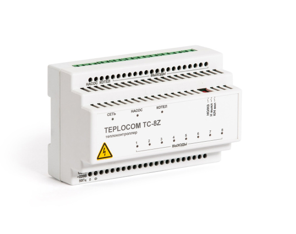 Теплоконтроллер для лучевой системы отопления Teplocom Луч TC-8Z
