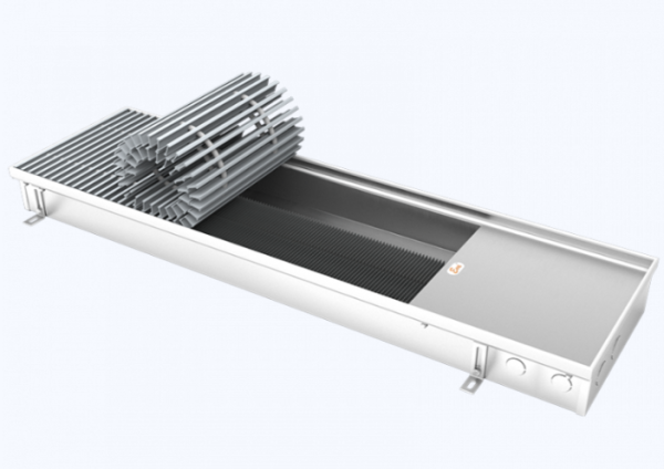 Конвектор внутрипольный Eva К.080.258.2000  б/вентилятора, цвет-бронза