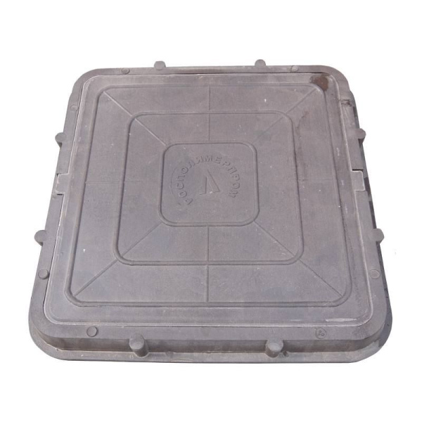 Люк ЛП-ЛКВ 590/650/650/40 до 5т. (бежевый) КВАДРАТ