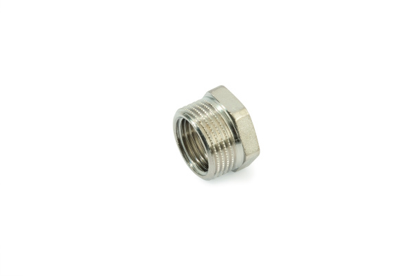 Футорка 2"х1 1/2" НВ (никел.) GENERAL FITTINGS