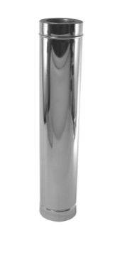 Труба сэндвич D800/900 (250 мм) (с 4-мя измерительными отверстиями) (304/316L) Jeremias