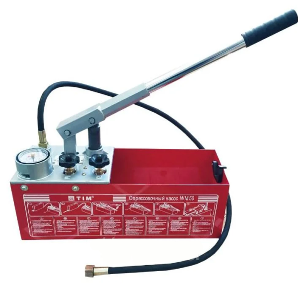 Опрессовщик ручной до 60 бар TIM 13 л.