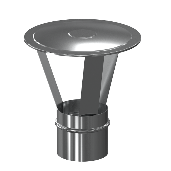 Зонт для вертикальной системы D80 (нерж.) KRATS