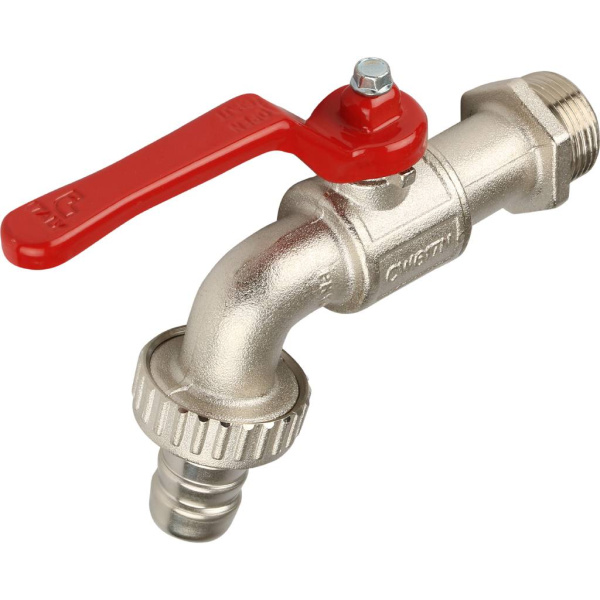 Кран водопр. дл.руч. 3/4 красная ITAP