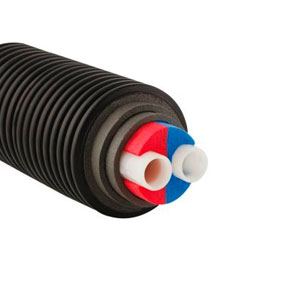 Труба в изоляции 2x25x2,3/175 PN6 ECOFLEX THERMO TWIN UPONOR