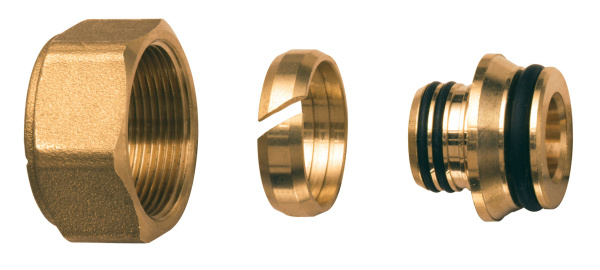 Концовка для металлопластиковых и пластиковых PEX труб 26х3 (накидная гайка M33x1,5) FAR